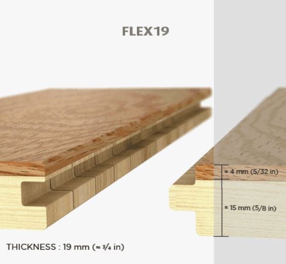 Hardwood White Oak 5 1/8″ Flex 19 Character Fume FX Engineered Hardwood 3 Hardwood - White Oak 5 1/8" Flex 19 Character Fume FX | Giant Commercial Flooring