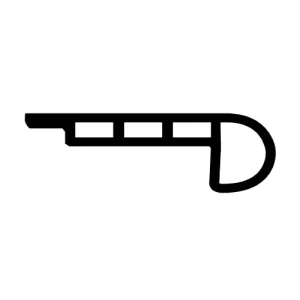 Accessories FirmFit Flush Stair Nosing 47″ Accessories Accessories - FirmFit Flush Stair Nosing 47" | Giant Commercial Flooring