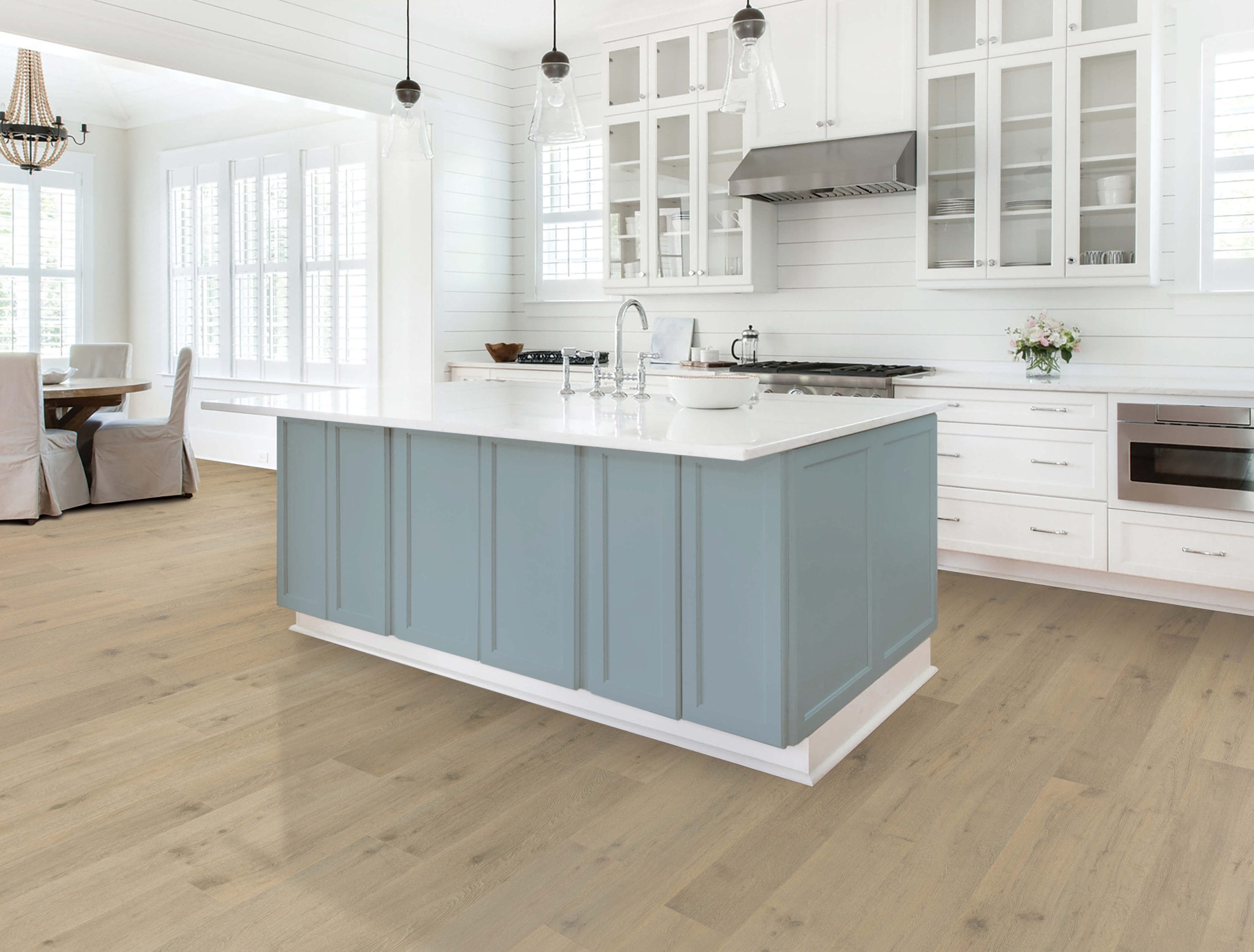 Eco-friendly | Hybrid PureTech Plus Native Ridge Sandstone Oak Eco-friendly 2 Eco-friendly | Hybrid - PureTech Plus Native Ridge Talc Oak | Giant Commercial Flooring