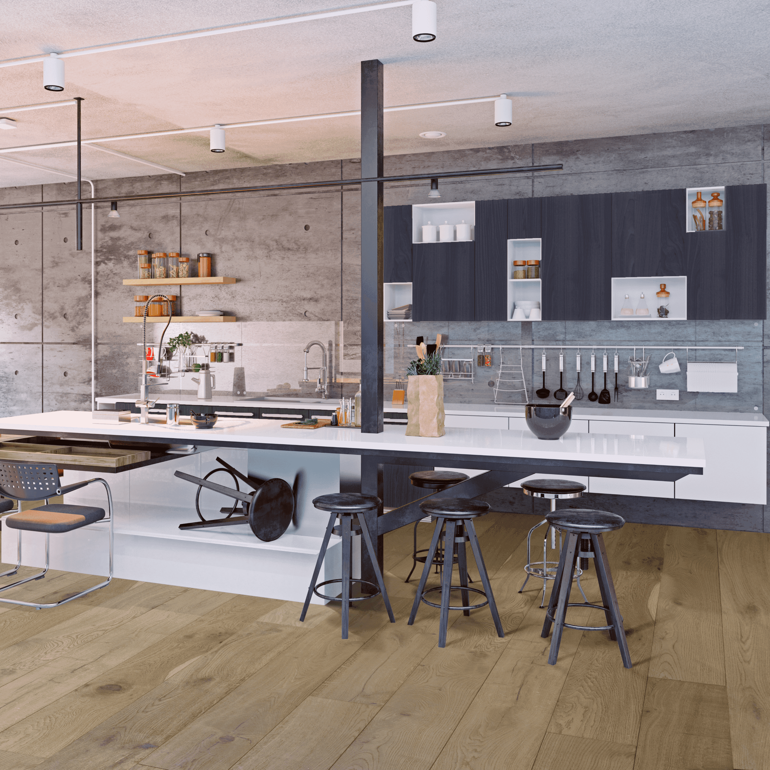 Engineered Hardwood Master Artisan White Oak Tanner Engineered Hardwood 2 Twelve Oaks - Master Artisan White Oak Tanner | Giant Commercial Flooring