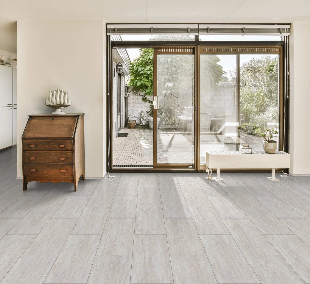 COREtec VV872 COREtec Tile Mari Travertine Coretec 2 Luxury Vinyl Tile - VV872 COREtec Tile Mari Travertine | Giant Commercial Flooring